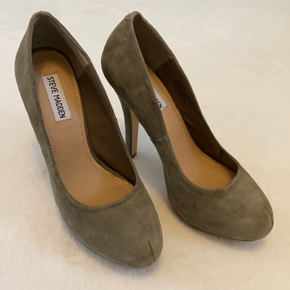 Steve Madden Traisie Suede Platform High Heels